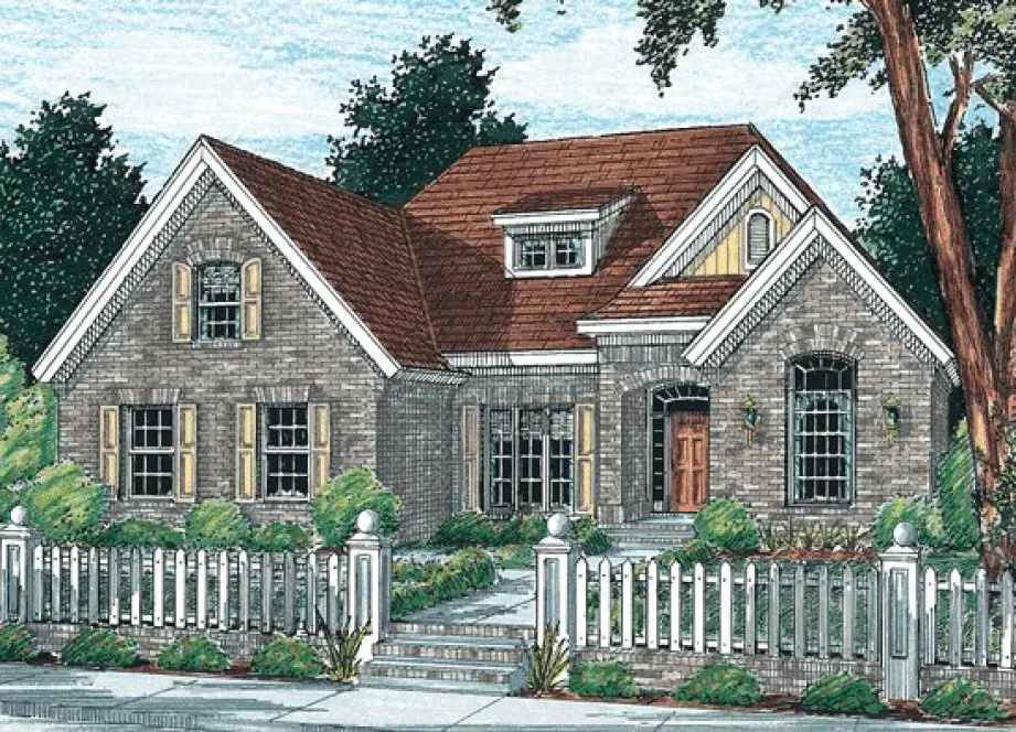 Full Rendering for House Plan #244000