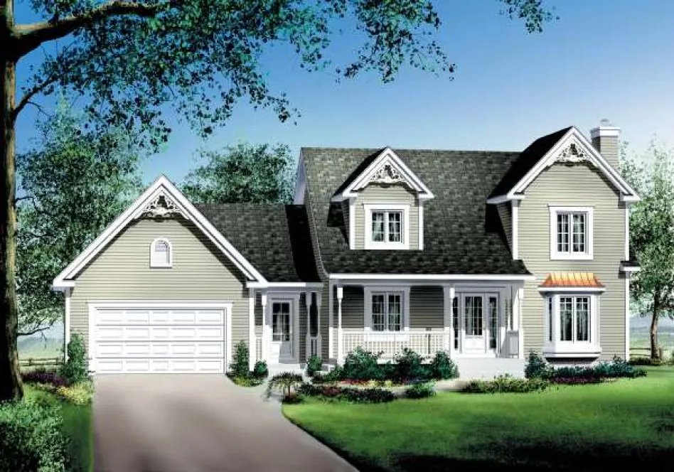 Full Rendering for House Plan #170360