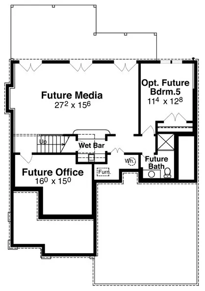 Basement Plan for House Plan #122449