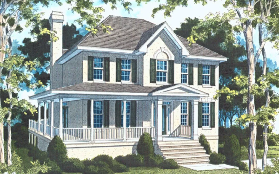 Full Rendering for House Plan #126142