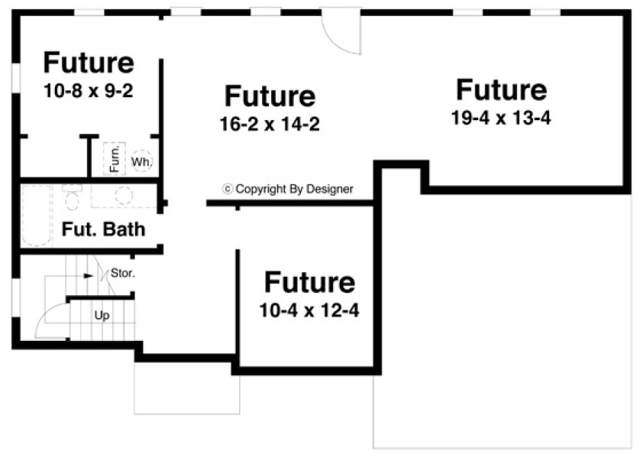 Basement Plan for House Plan #125122