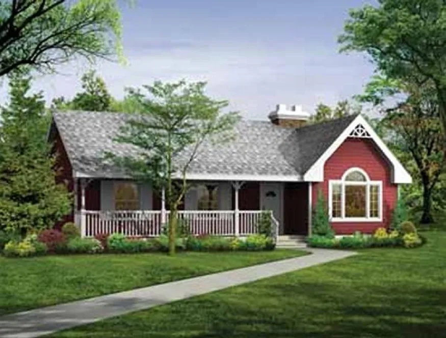 Full Rendering for House Plan #510350