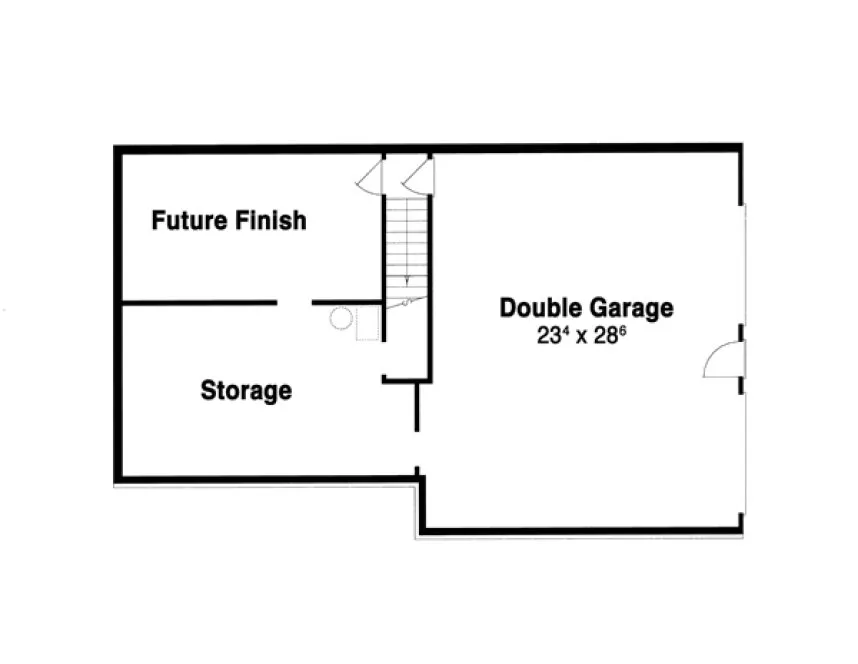 Basement Plan for House Plan #129731