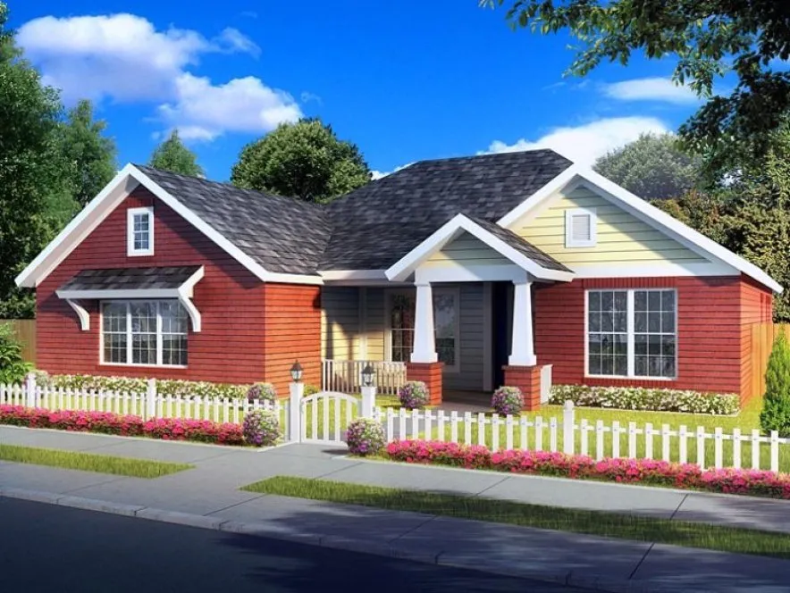 Full Rendering for House Plan #249234