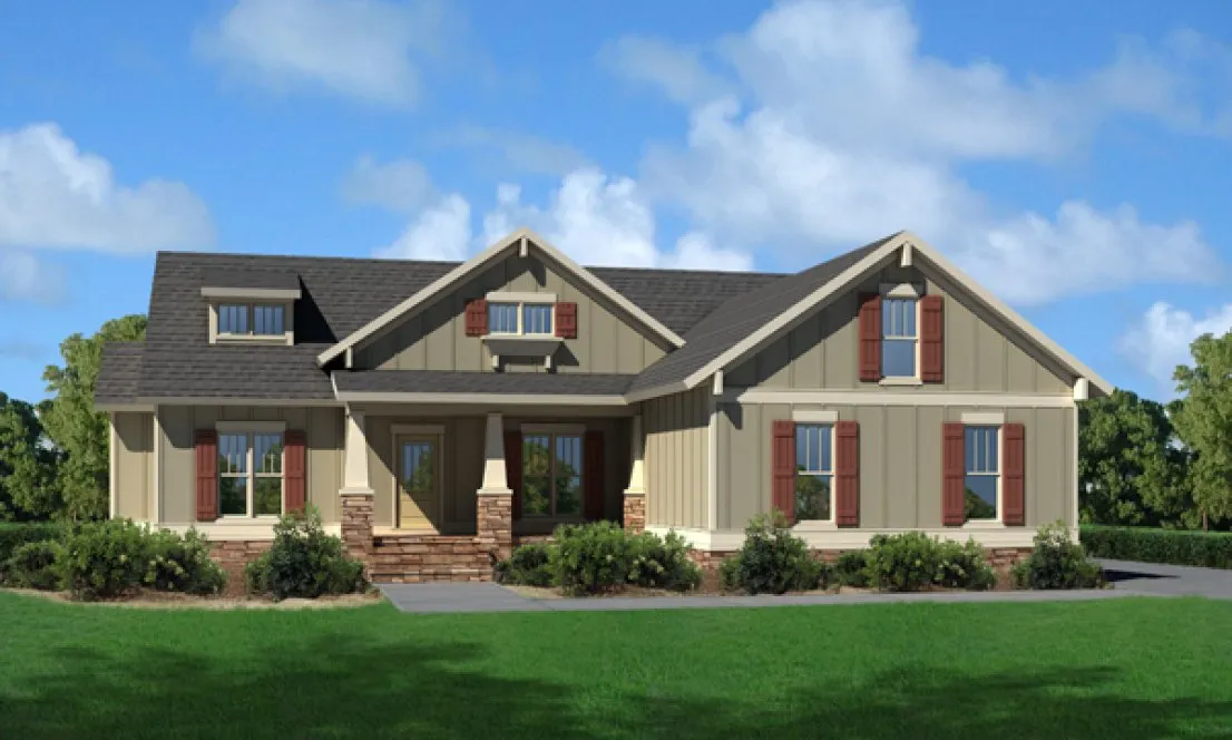 Full Rendering for House Plan #120112