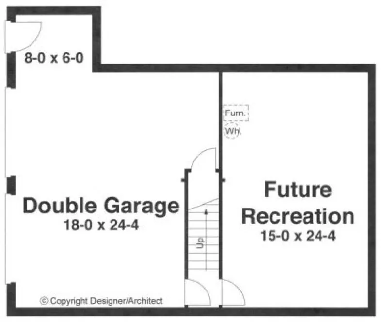 Basement Plan for House Plan #127561
