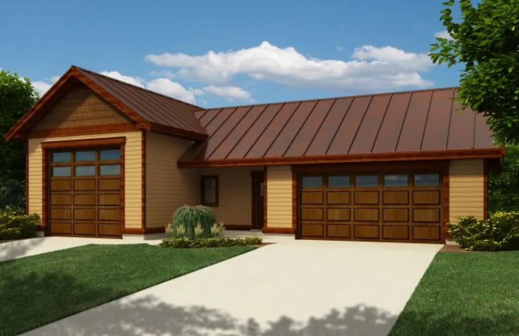 Full Rendering for House Plan #264451