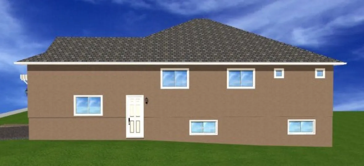 Right Elevation for House Plan #205300