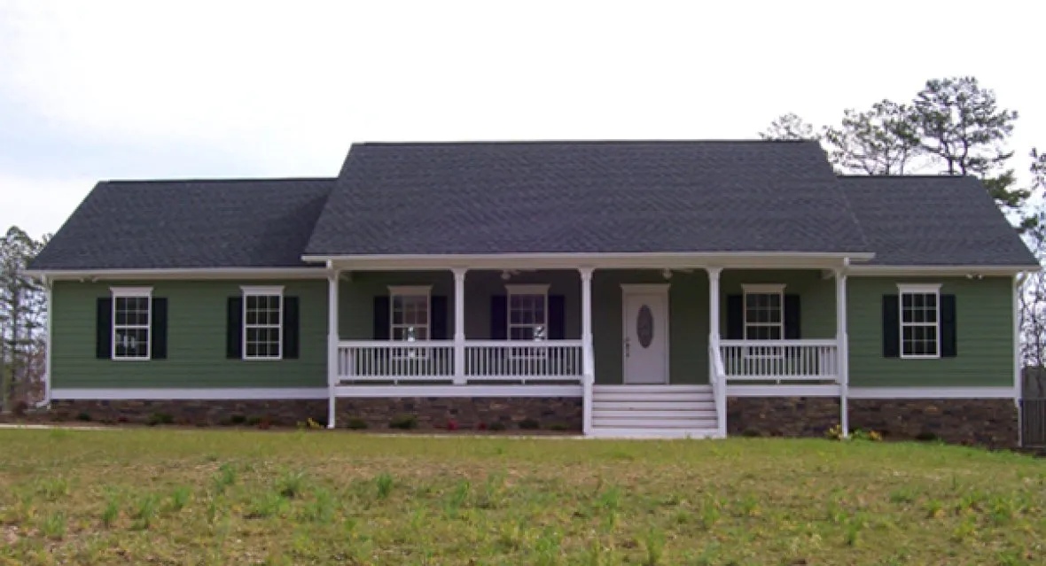 Full Rendering for House Plan #122061