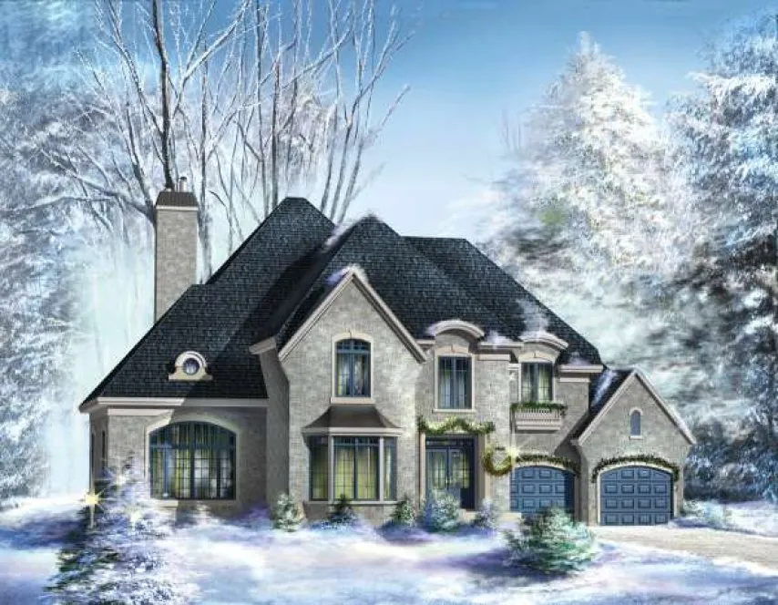 Full Rendering for House Plan #173370