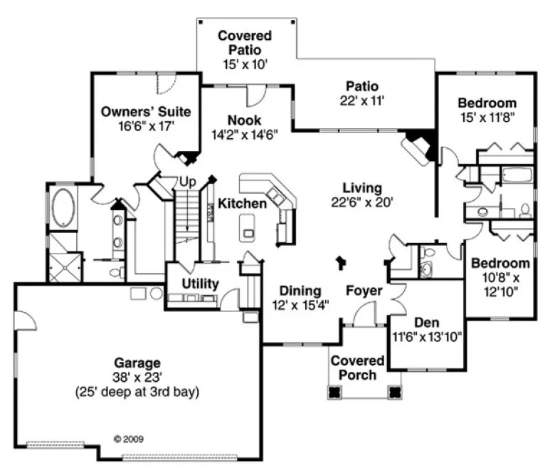 Main Floor Plan for House Plan #349863