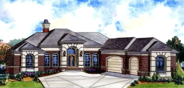 Full Rendering for House Plan #394720