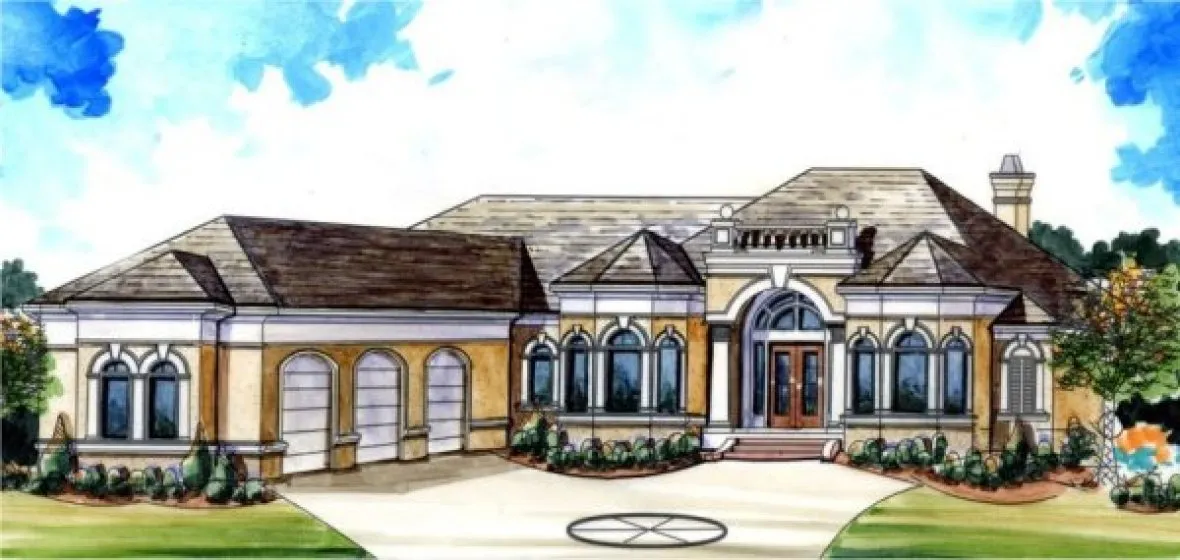 Full Rendering for House Plan #397720