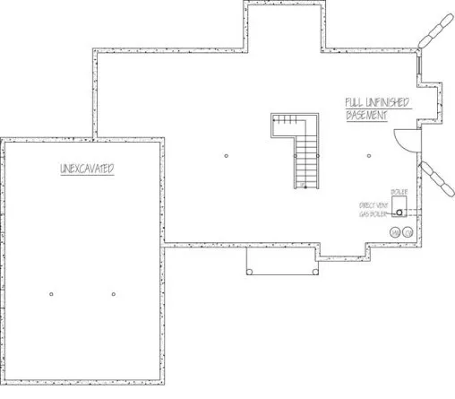 Basement Plan for House Plan #560001