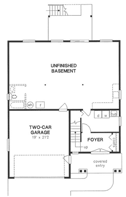 Basement Plan for House Plan #135213