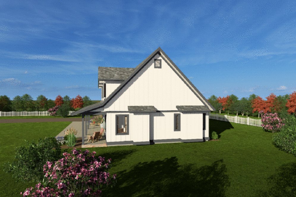 Right Elevation for House Plan #202020