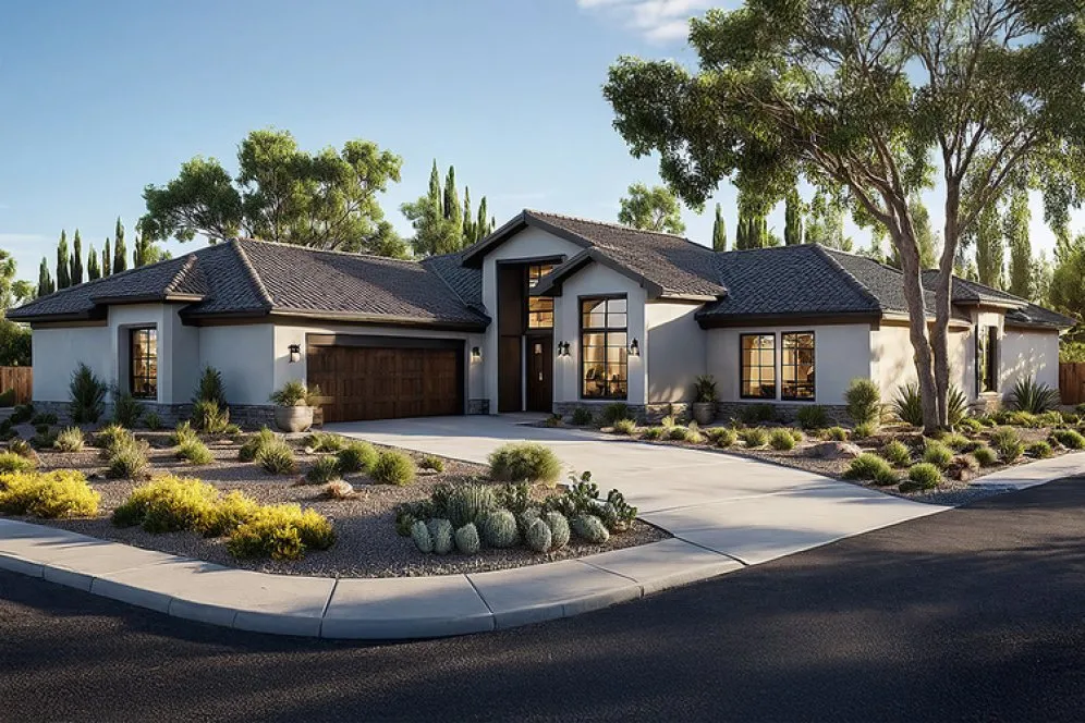 Full Rendering for House Plan #347933