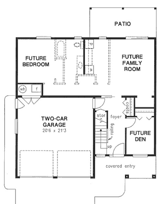 Basement Plan for House Plan #130313