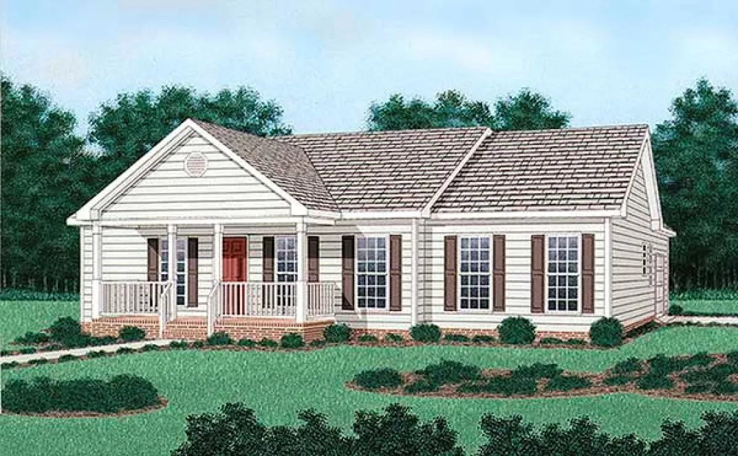 Full Rendering for House Plan #650061