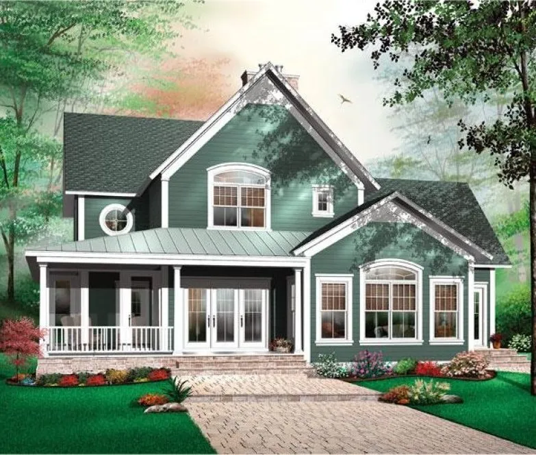 Full Rendering for House Plan #146293