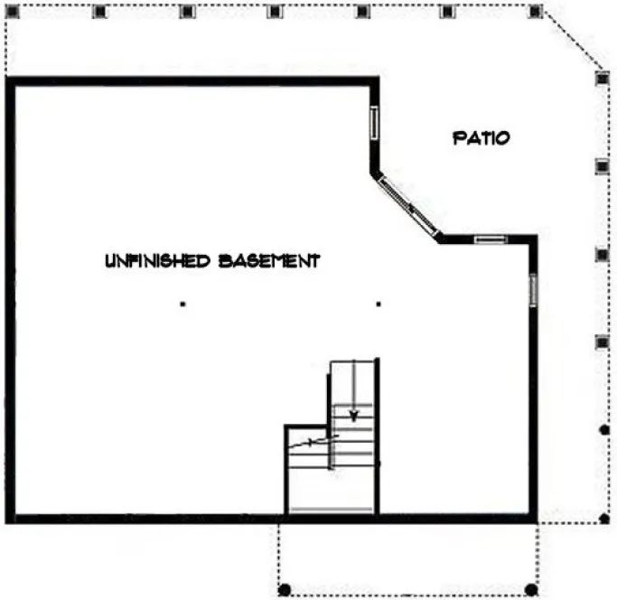 Basement Plan for House Plan #141093