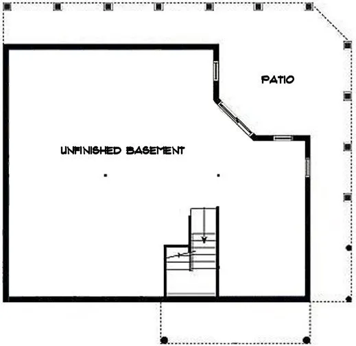 Basement Plan for House Plan #141093