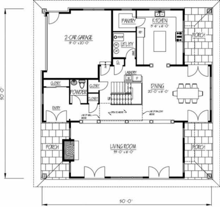 Main Floor Plan for House Plan #567001