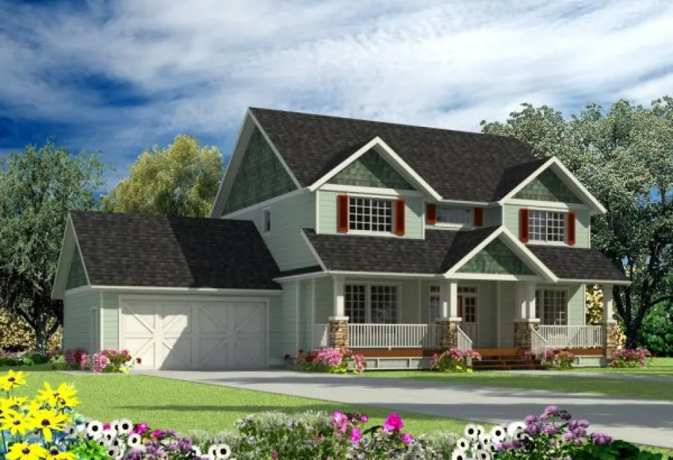 Full Rendering for House Plan #575952