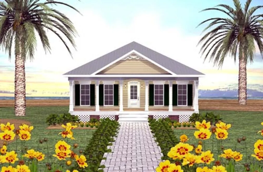 Full Rendering for House Plan #430051