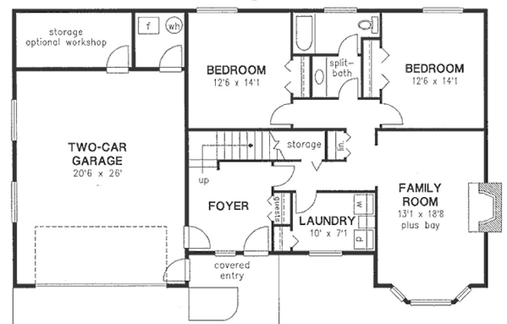Basement Plan for House Plan #138598