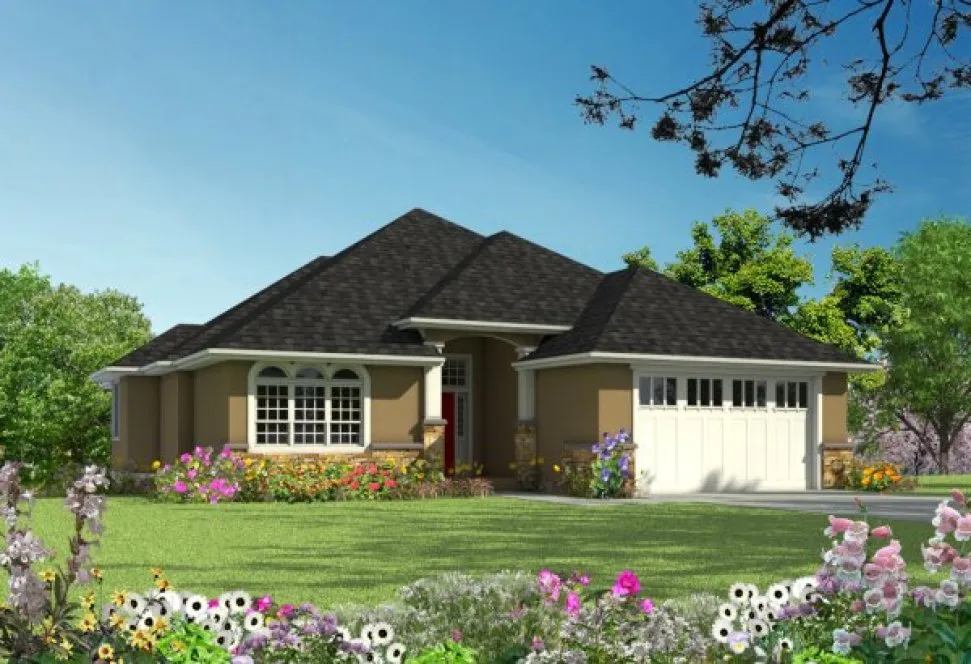 Full Rendering for House Plan #571100