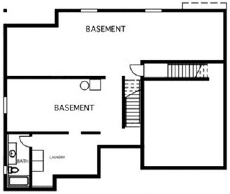 Basement Plan for House Plan #500220