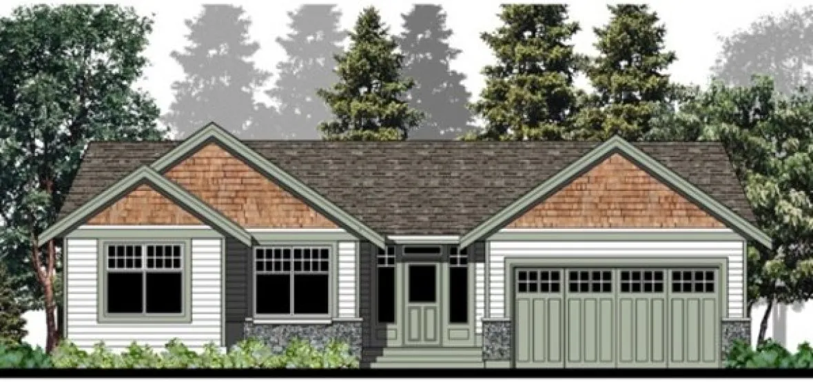 Full Rendering for House Plan #500220