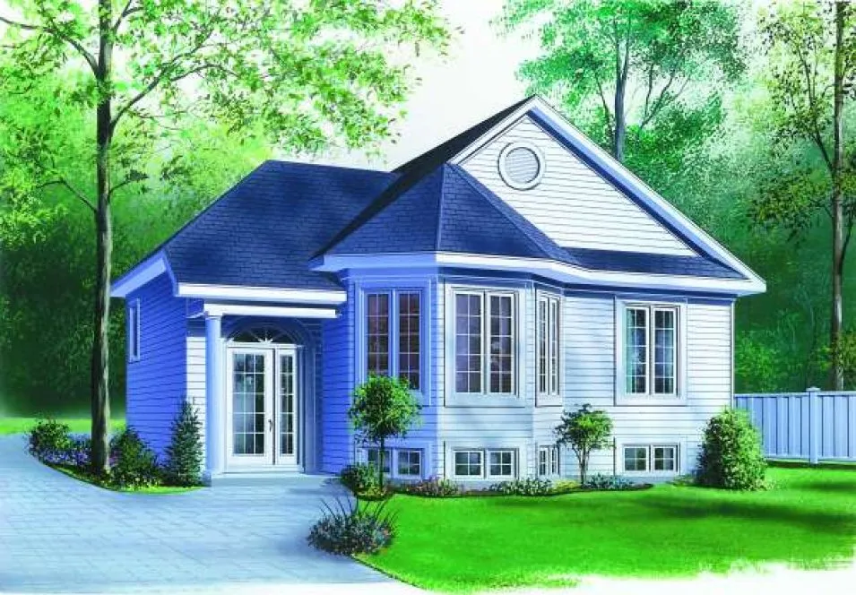 Full Rendering for House Plan #141932