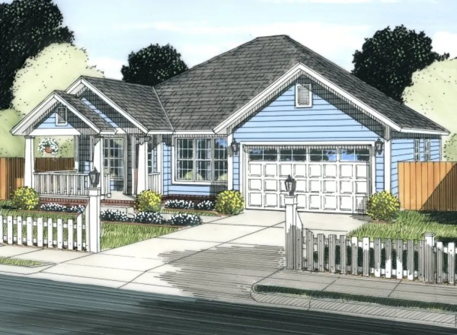 Full Rendering for House Plan #241434