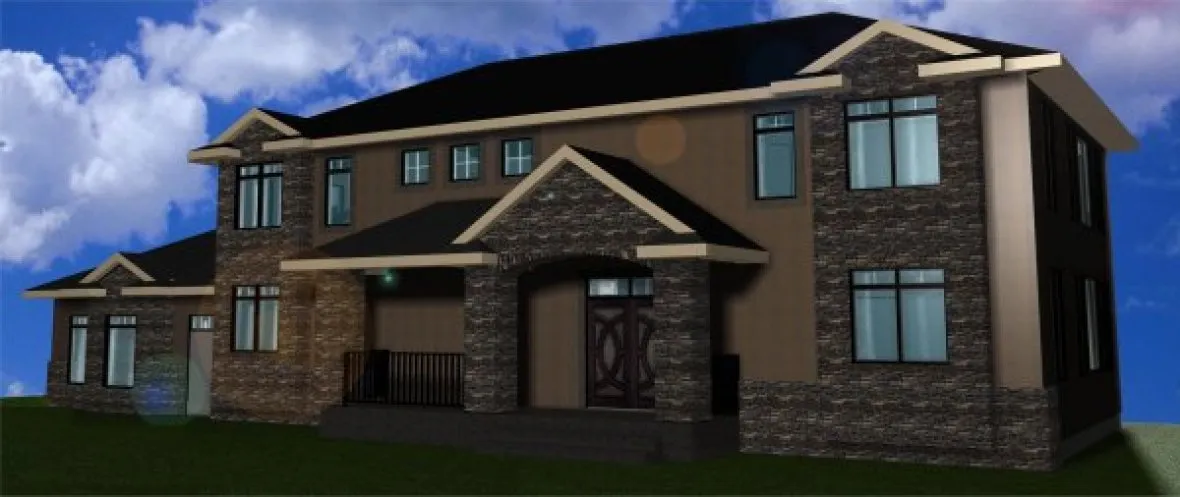 Full Rendering for House Plan #556303