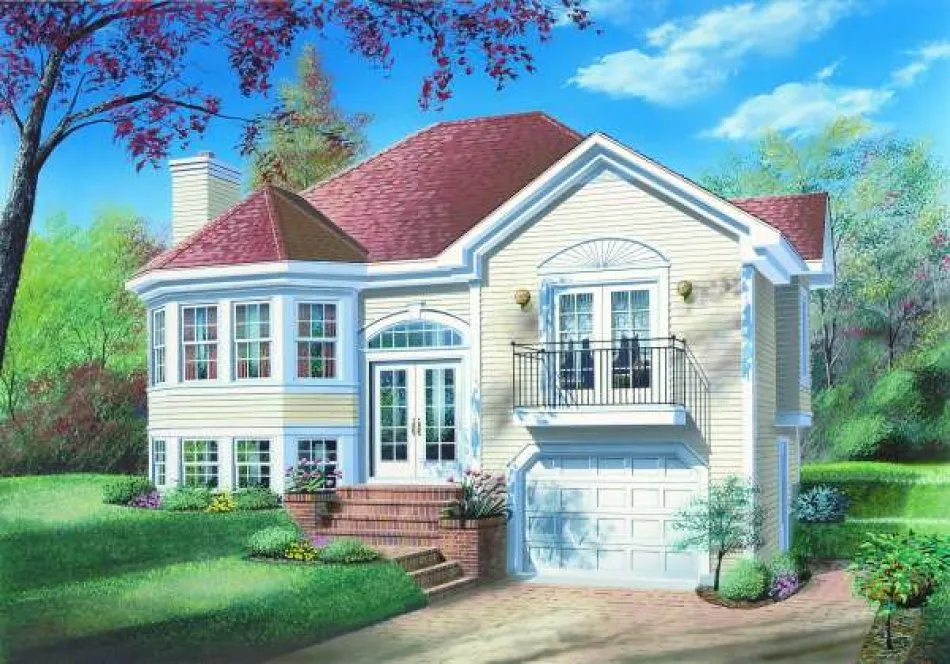 Full Rendering for House Plan #149242