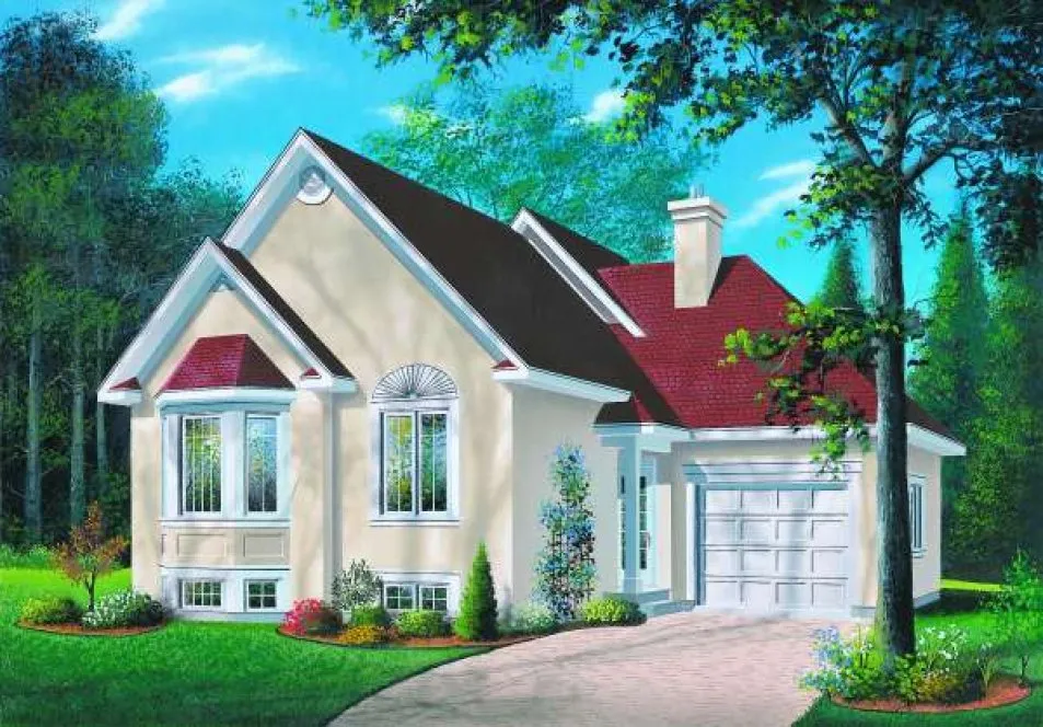 Full Rendering for House Plan #149442