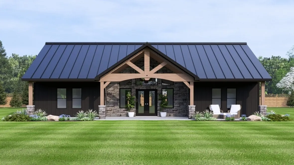 Full Rendering for House Plan #752761