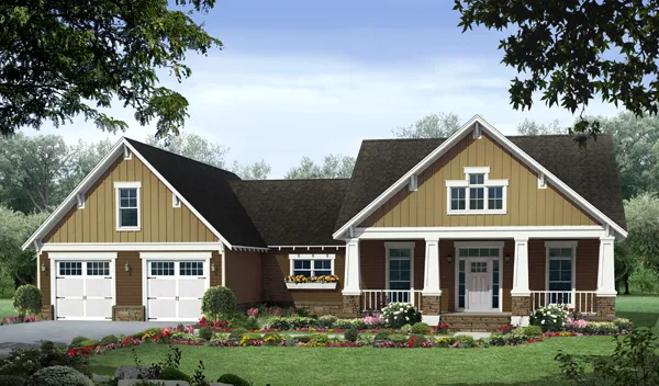Full Rendering for House Plan #210491