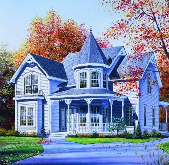 Full Rendering for House Plan #142752