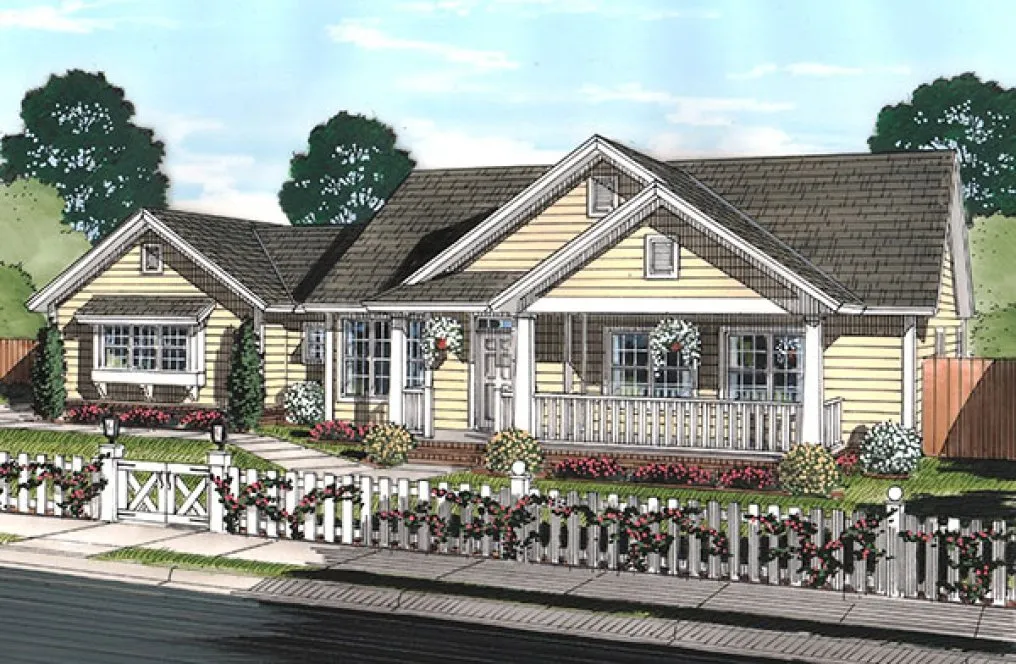 Full Rendering for House Plan #240530