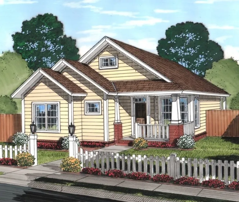 Full Rendering for House Plan #247530