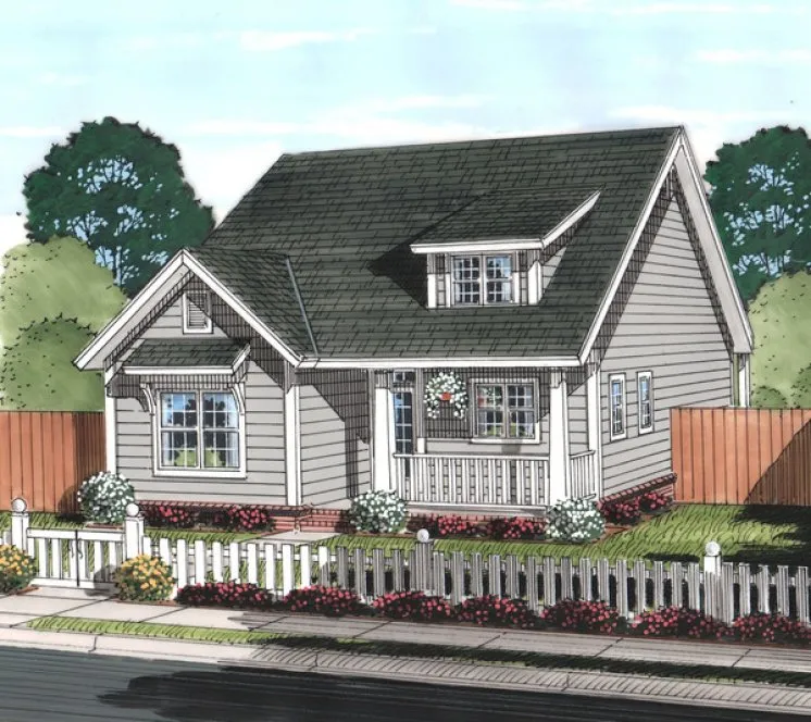 Full Rendering for House Plan #241630