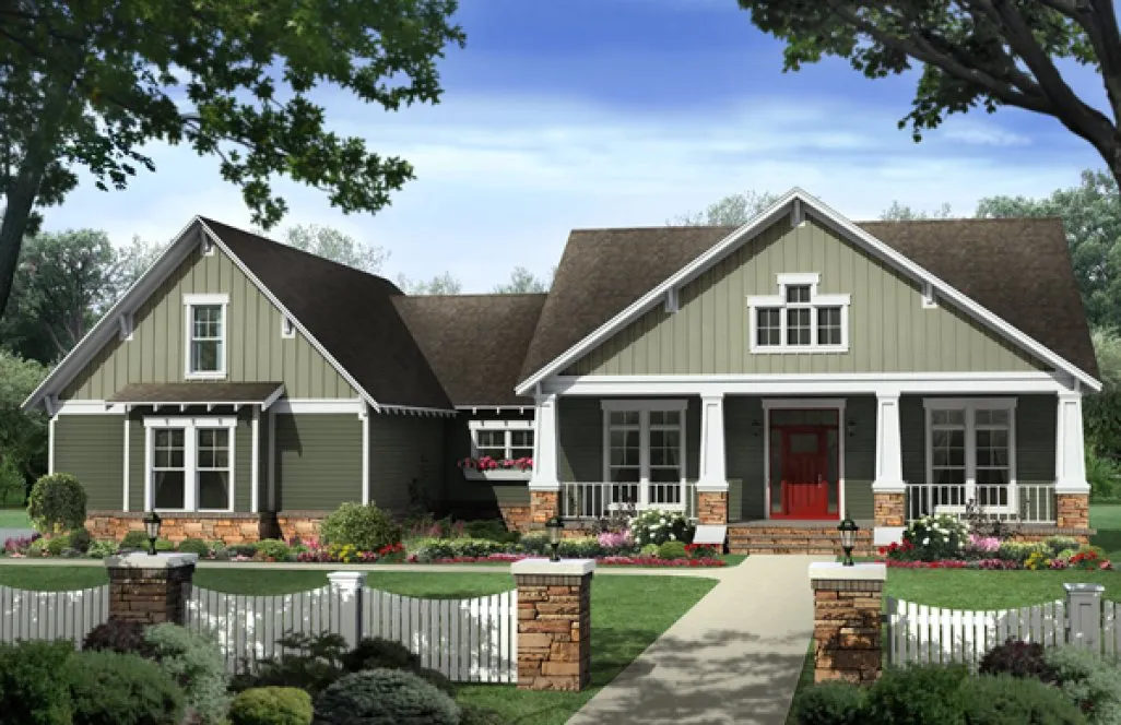 Full Rendering for House Plan #213322