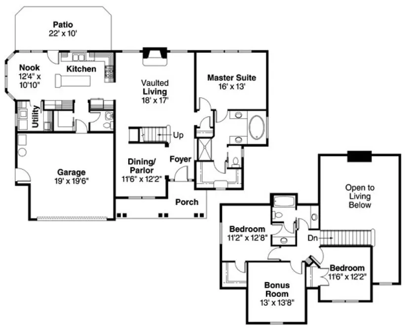 Plan for House Plan #342943