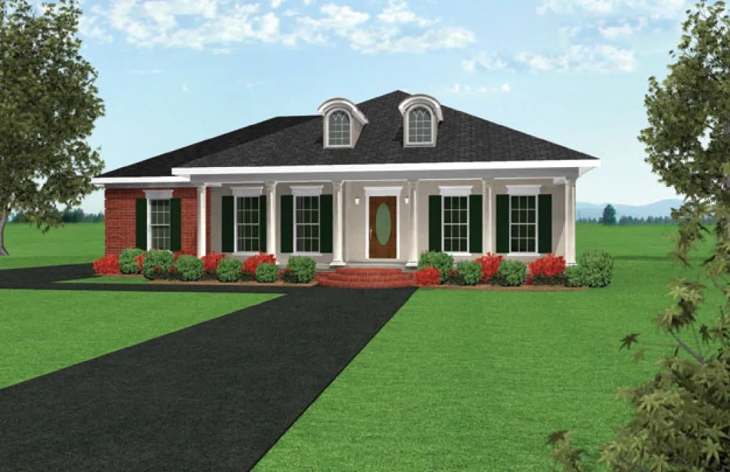 Full Rendering for House Plan #431751
