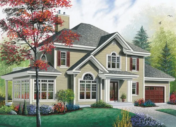 ExteriorPhoto for House Plan #146183