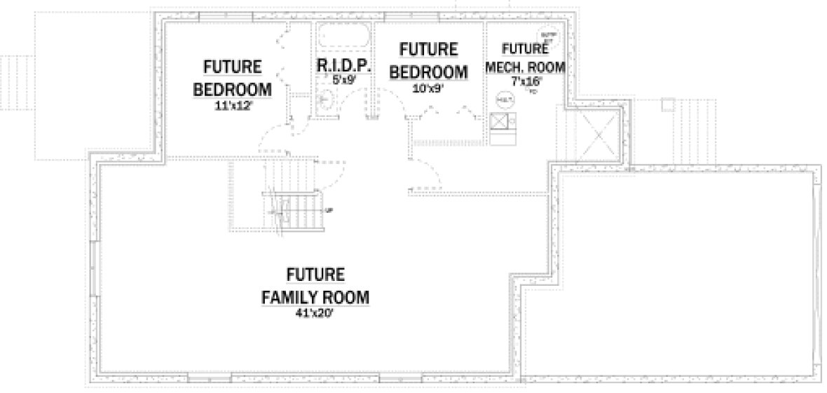 Basement Plan for House Plan #555931