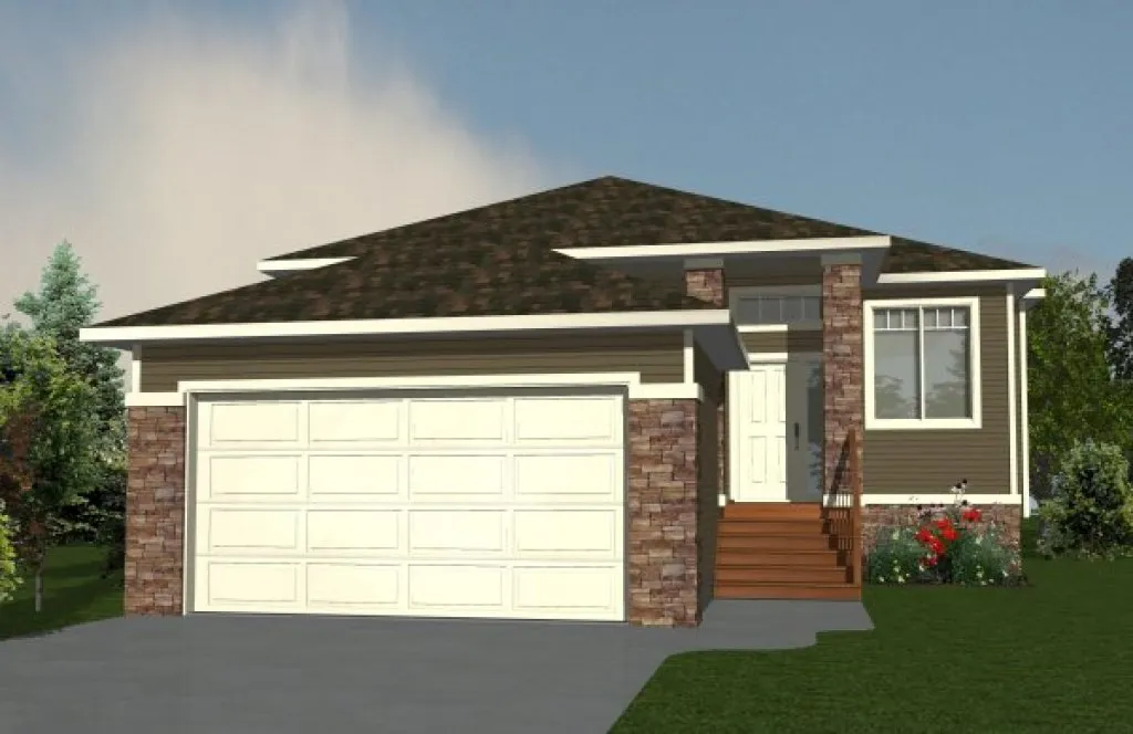 Full Rendering for House Plan #555931